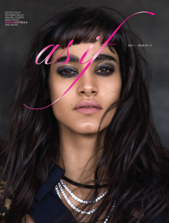 Sofia Boutella for As IF Magazine :  : CLAIRE BAYLEY  make up artist